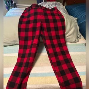 Suze 8 plaid Old Navy pants